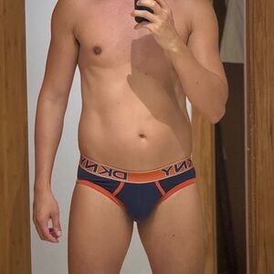 DKNY Blue and Orange Briefs